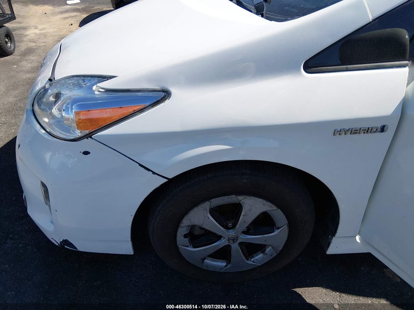 TOYOTA PRIUS 2013 VIN JTDKN3DU1D5590131