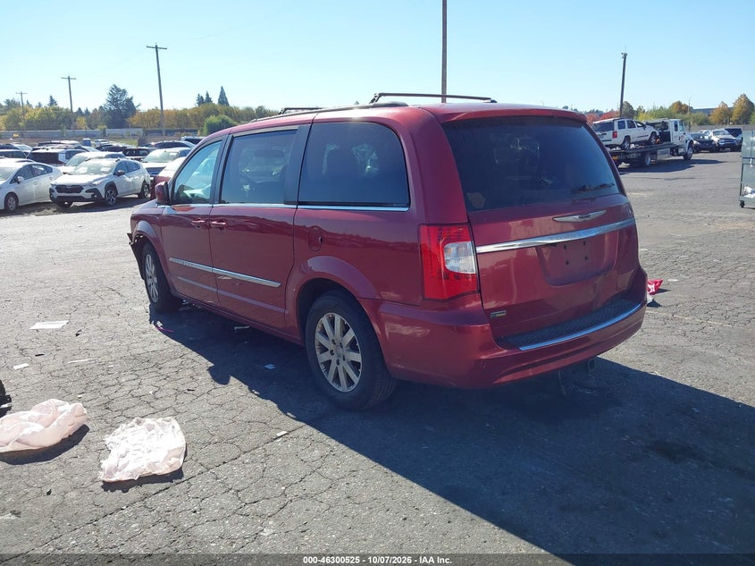 Vin: 2c4rc1bg9er292985, lot: 46800688, chrysler town & country touring 20143