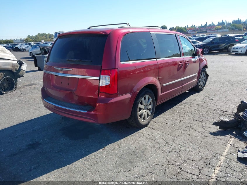 Vin: 2c4rc1bg9er292985, lot: 46800688, chrysler town & country touring 20144