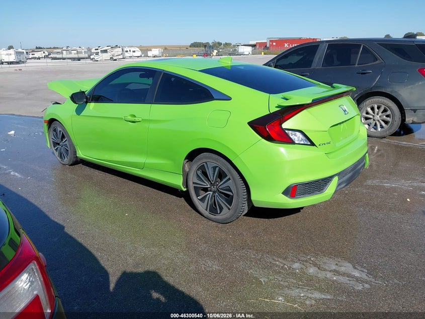 Vin: 2hgfc3b33gh350160, lot: 46800703, honda civic ex-t 20163