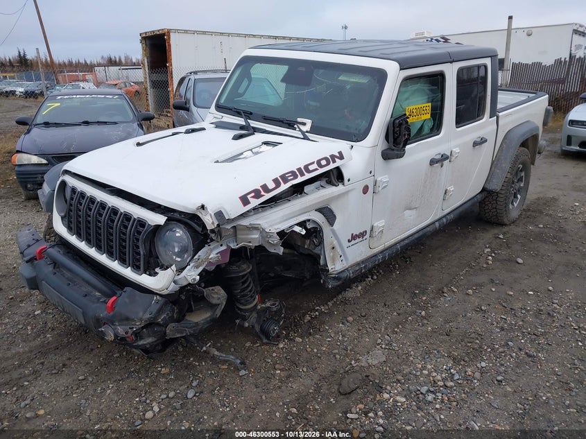 Vin: 1c6rjtbg5tl157615, lot: 46800716, jeep gladiator rubicon 4x4 20262
