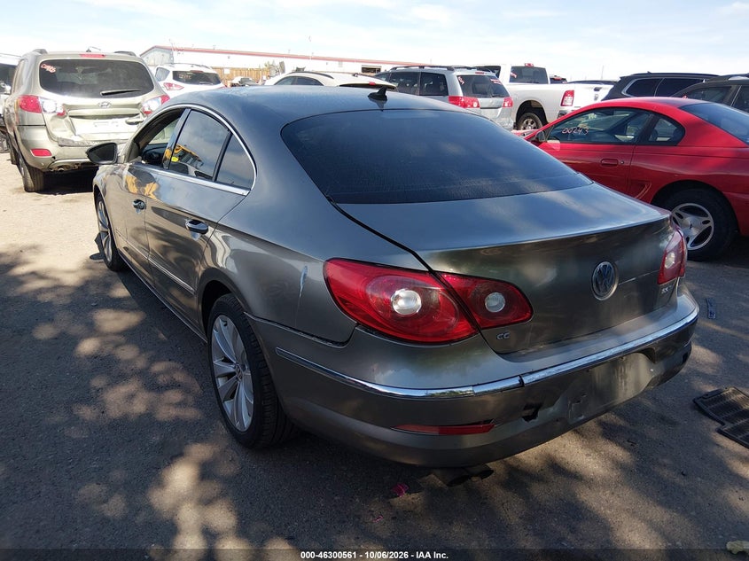 Vin: wvwml7an5ae509968, lot: 46800724, volkswagen cc sport 20103