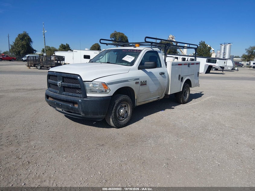 Vin: 3c6lr4at1gg328415, lot: 46800747, ram 2500 tradesman 20162