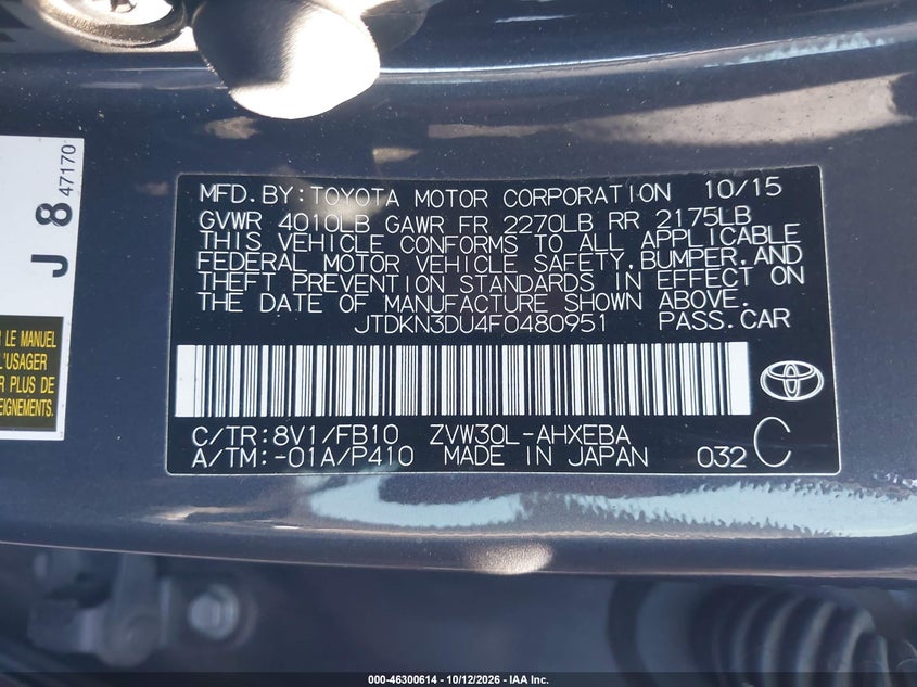 TOYOTA PRIUS - zdjęcie 9