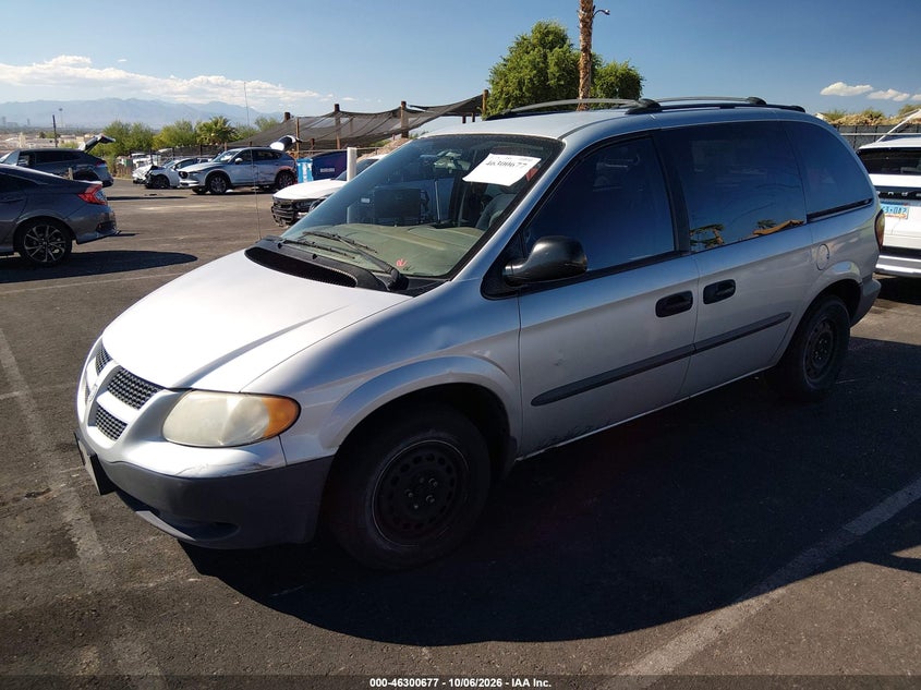 DODGE CARAVAN 2003 VIN 1D8GP25393B159375