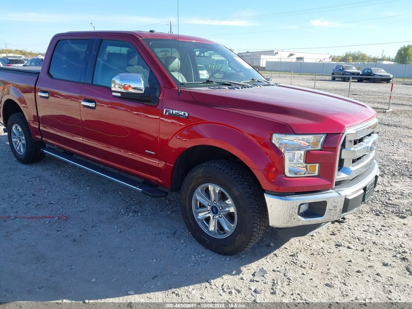 Vin: 1ftew1ep6gfc84919, lot: 46800854, ford f-150 xlt 20161