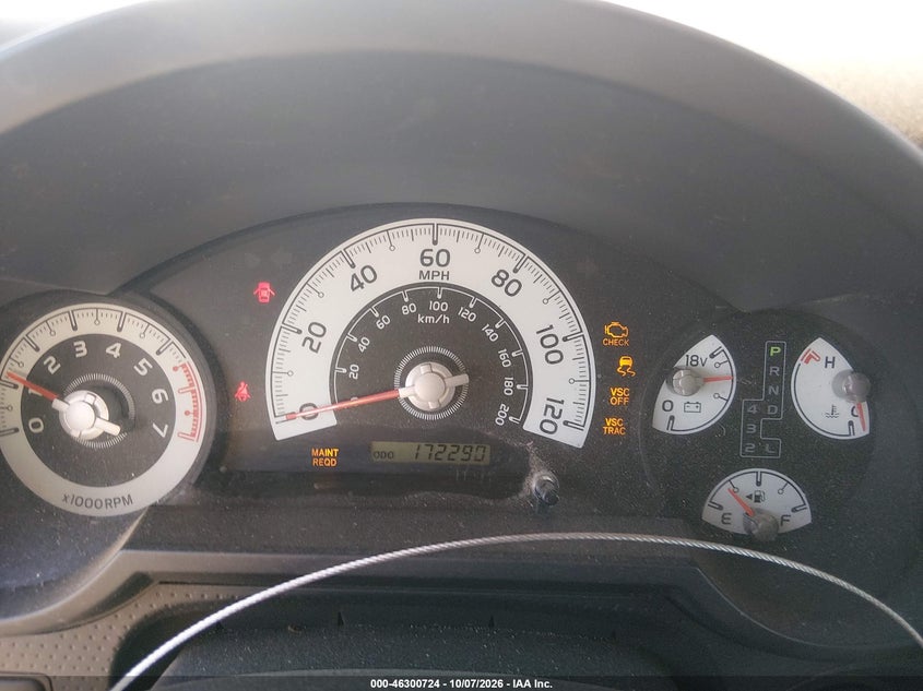 TOYOTA FJ CRUISER 2007 VIN JTEZU11F870005389