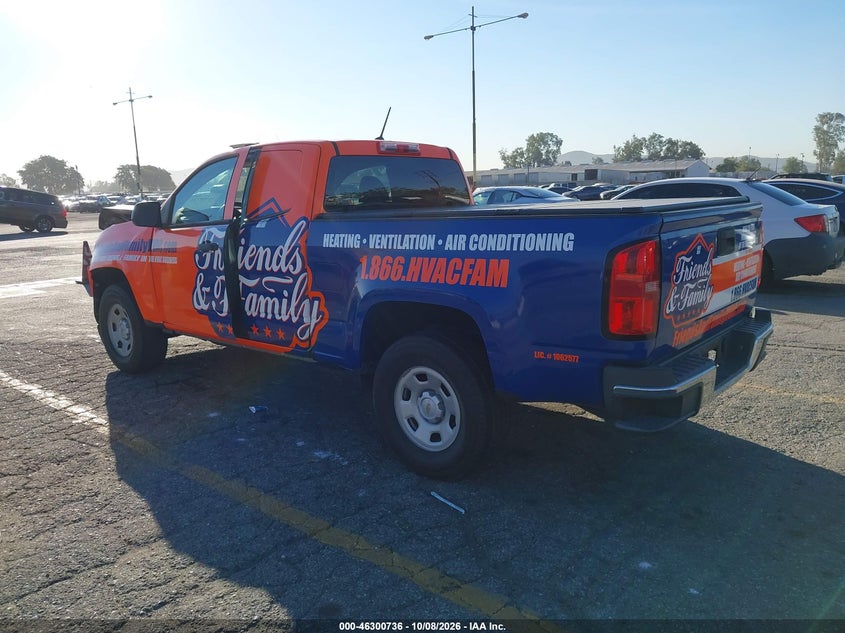 Vin: 1gchsbea7j1316940, lot: 46800899, chevrolet colorado wt 20183