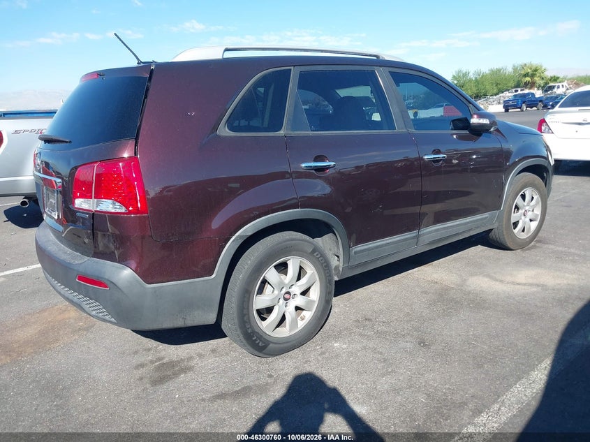 Vin: 5xykt4a24bg158085, lot: 46800923, kia sorento lx v6 20114