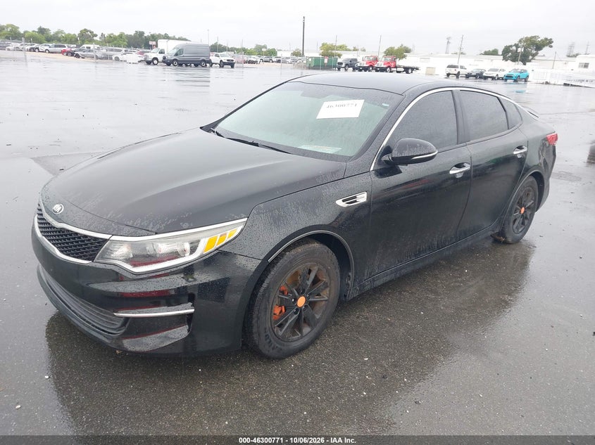Vin: knagt4l35g5110894, lot: 46800934, kia optima lx 20162