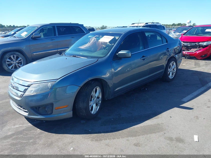 Vin: 3fahp0ha2cr340093, lot: 46800977, ford fusion se 20122