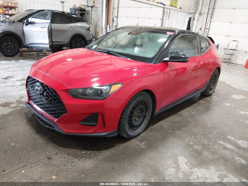 Vin: kmhth6ab0ku006798, lot: 46800993, hyundai veloster turbo ultimate 20192
