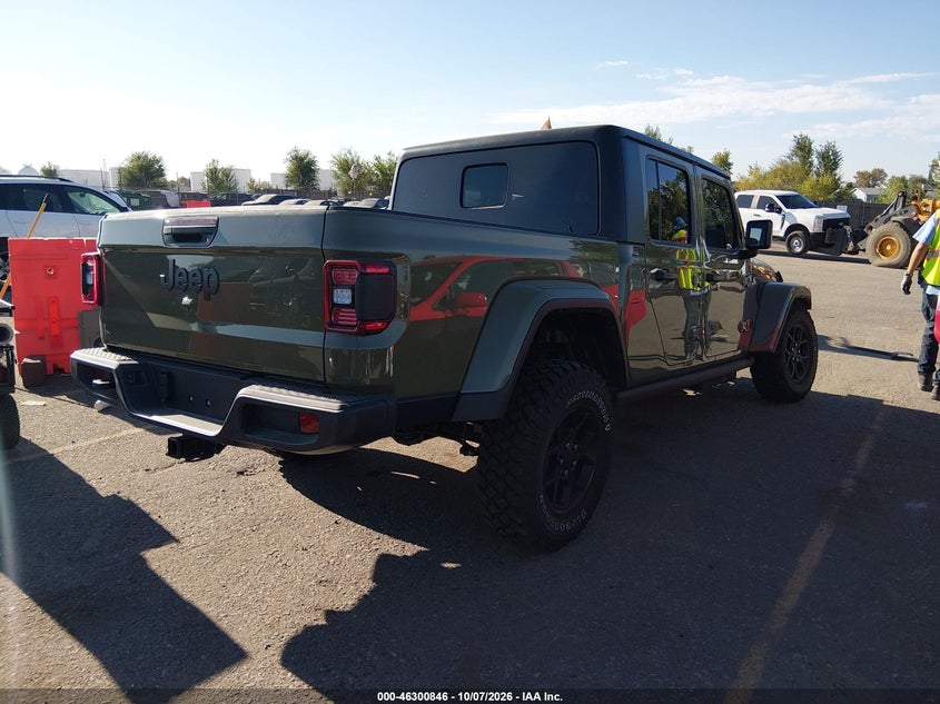 Vin: 1c6pjtagxtl176329, lot: 46801009, jeep gladiator willys 4x4 20264