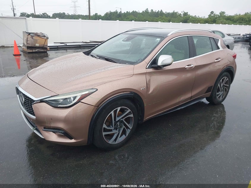 Vin: sjkch5cpxha018505, lot: 46801064, infiniti qx30 premium 20172