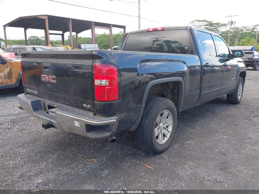 Vin: 3gtu2uec7fg390671, lot: 46801078, gmc sierra 1500 sle 20154