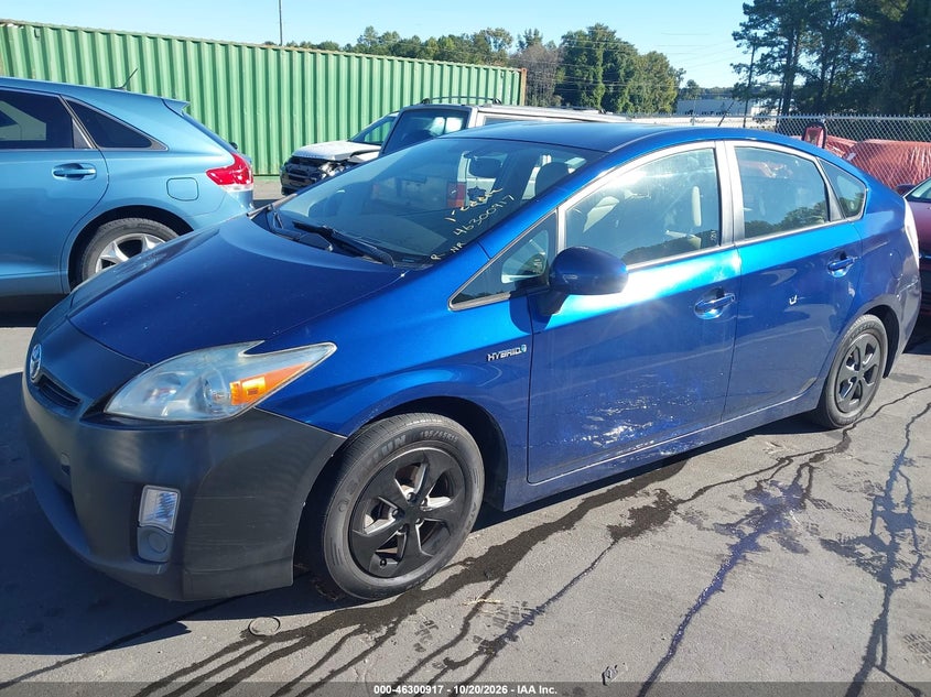 Vin: jtdkn3du6a0124705, lot: 46801080, toyota prius iv 20102