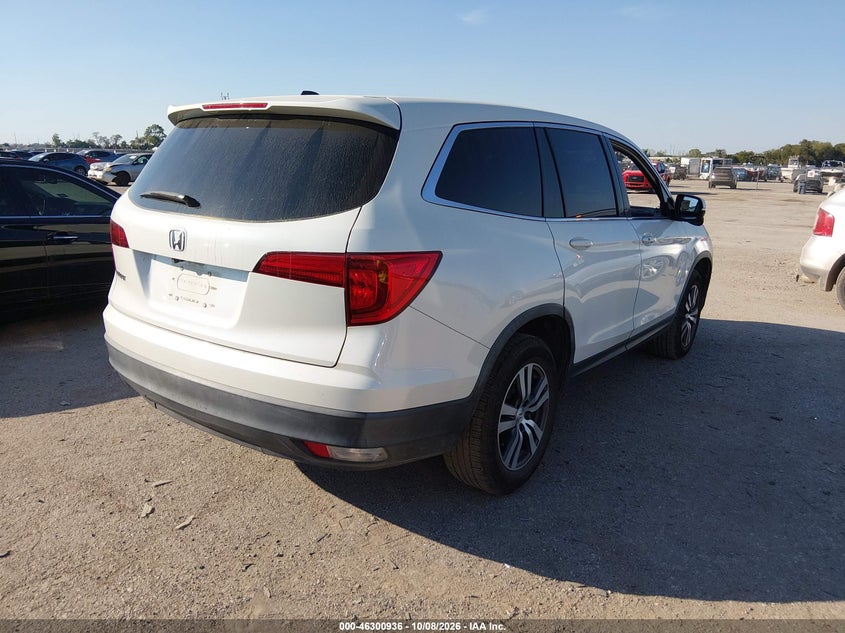 Vin: 5fnyf5h36hb023034, lot: 46801099, honda pilot ex 20174