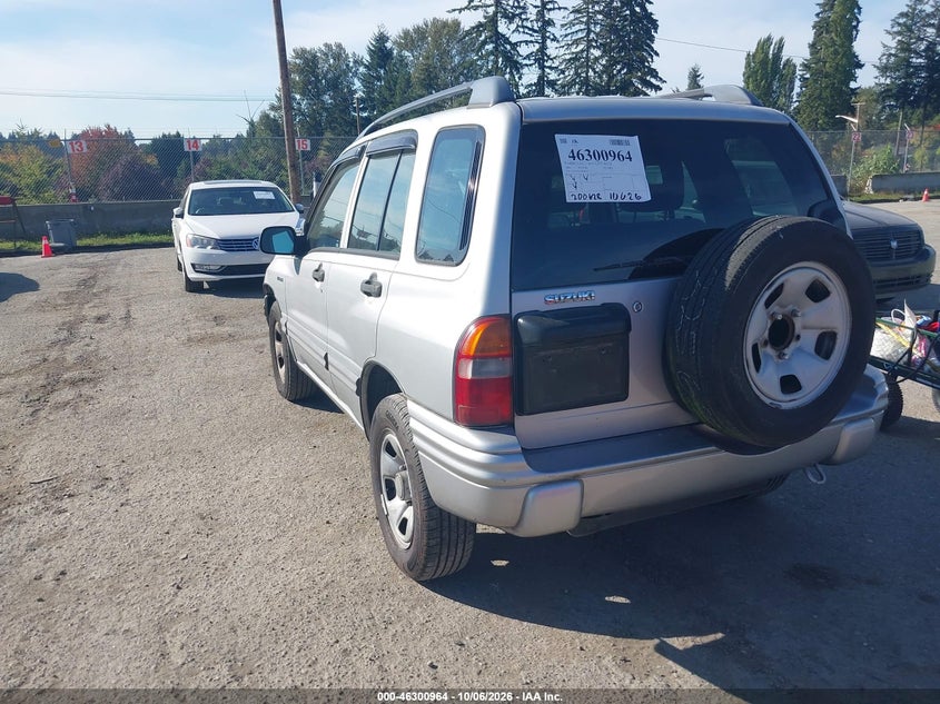 SUZUKI VITARA 2002 VIN 2S3TD52V726104374