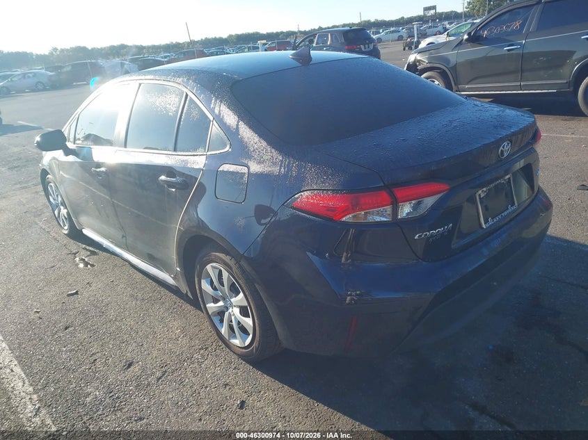 Vin: 5yfb4mde5sp304377, lot: 46801137, toyota corolla le 20253