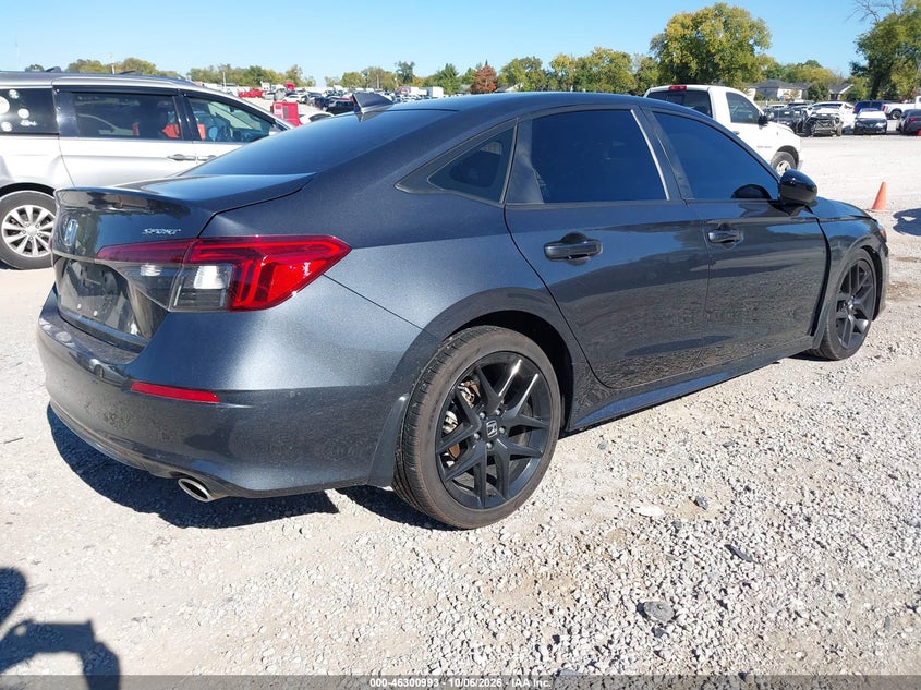 Vin: 2hgfe2f59rh553900, lot: 46801156, honda civic sport 20244