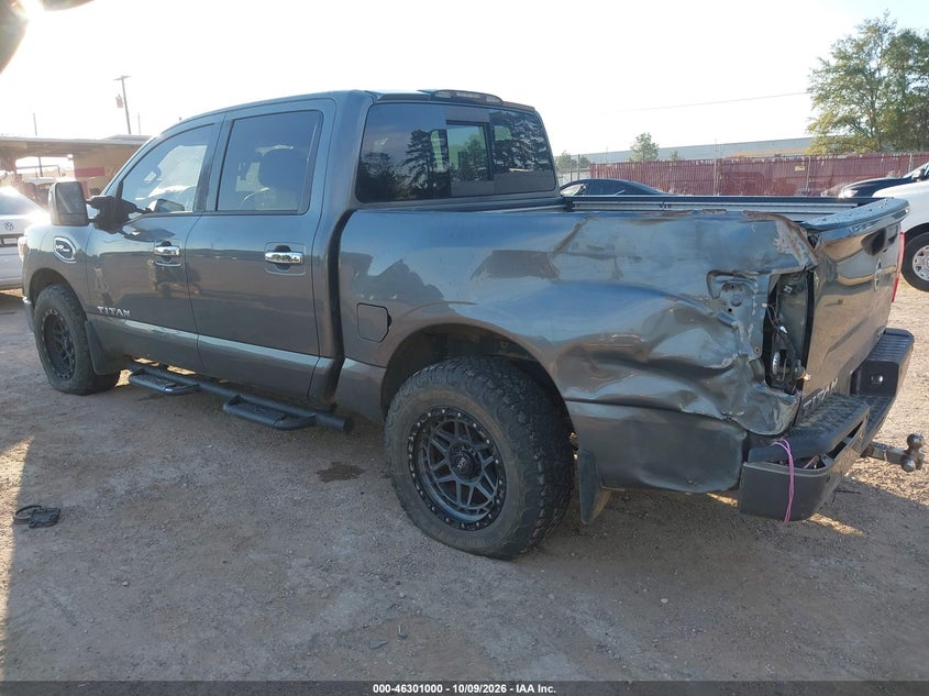 Vin: 1n6aa1e58hn503329, lot: 46801163, nissan titan sv 20173