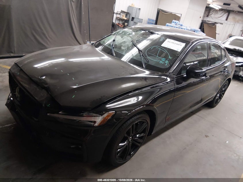 Vin: 7jrl12fh8rg282302, lot: 46801172, volvo s60 b5 plus black edition 20242