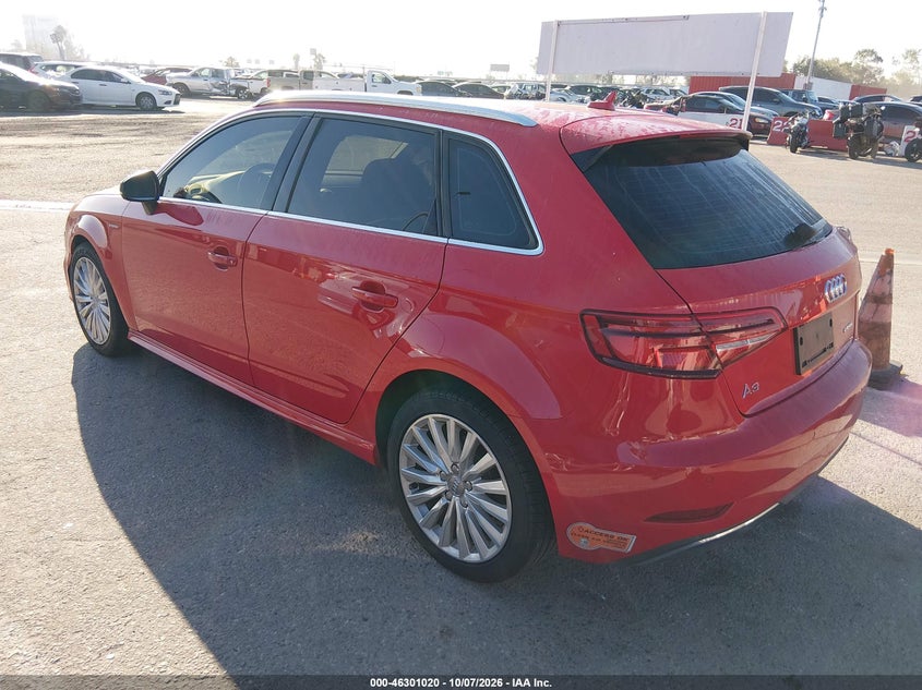 Vin: wautpbff2ha049459, lot: 46801183, audi a3 e-tron 1.4t premium 20173