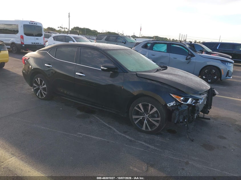 Vin: 1n4aa6ap4jc386914, lot: 46801190, nissan maxima 3.5 sv 20181