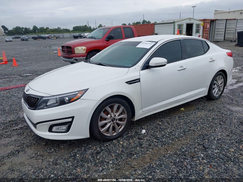 Vin: knagm4a7xf5615878, lot: 46801353, kia optima lx 20152