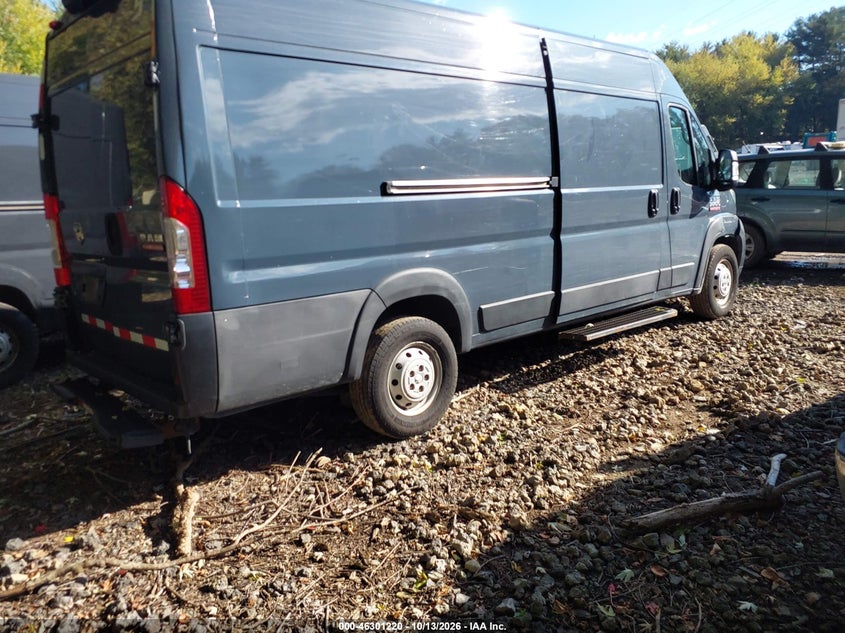 Vin: 3c6urvjg5ke552014, lot: 46801419, ram promaster 3500 cargo van high roof 159 wb ext 20194