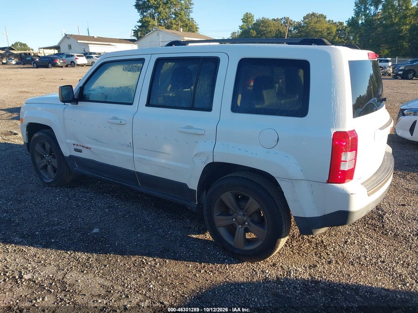 Vin: 1c4njpbb6gd683688, lot: 46801488, jeep patriot 75th anniversary 20163