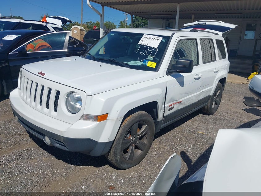 2016 Jeep Patriot 75Th Anniversary, Левый бок, IAAI, VIN 1C4NJPBB6GD683688 — фото 2