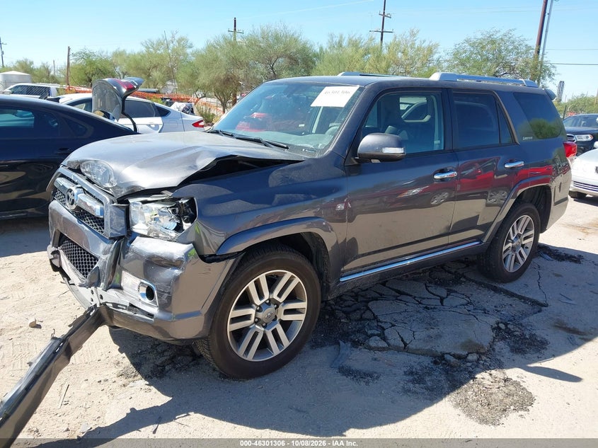 Vin: jtebu5jr9b5076194, lot: 46801505, toyota 4runner limited v6 20112