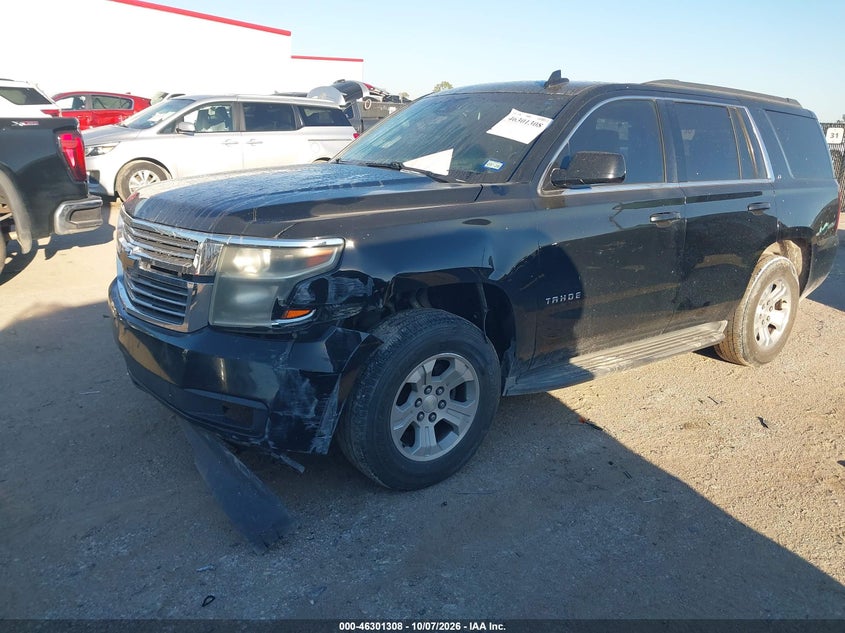 Vin: 1gnscbkc8fr698310, lot: 46801507, chevrolet tahoe lt 20152