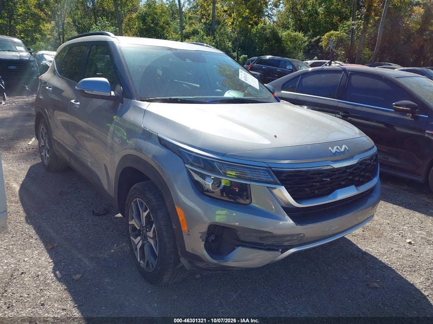 Vin: kndercaaxp7378462, lot: 46801520, kia seltos ex 20231