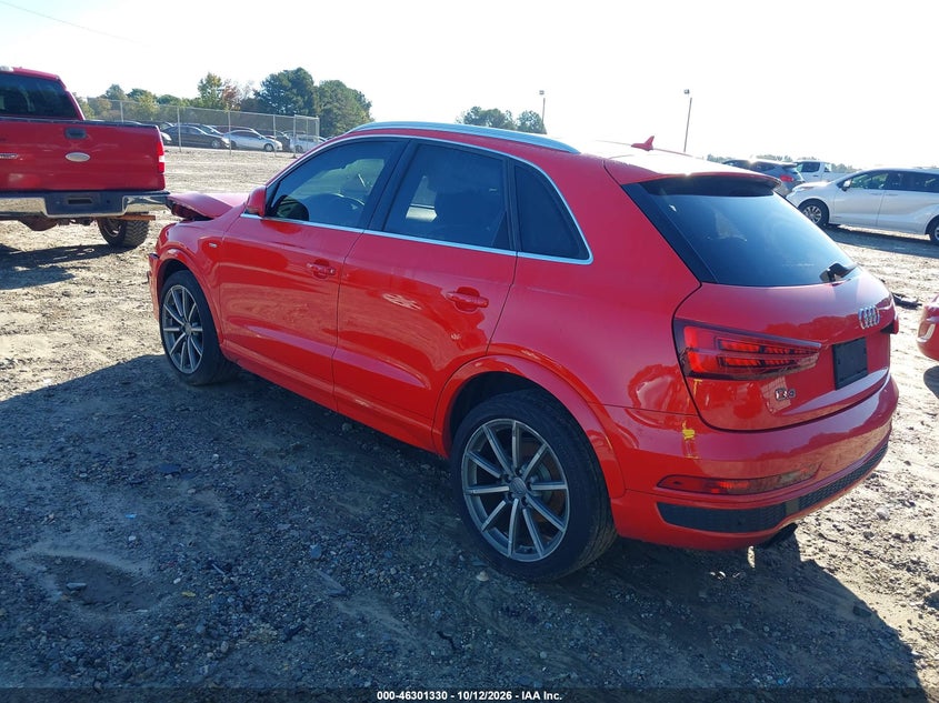 Vin: wa1hccfs3jr033148, lot: 46801529, audi q3 2.0t premium/2.0t sport premium 20183