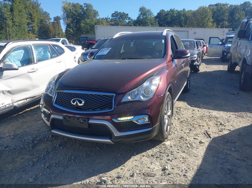 Vin: jn1bj0rr8gm264158, lot: 46801576, infiniti qx50 20162