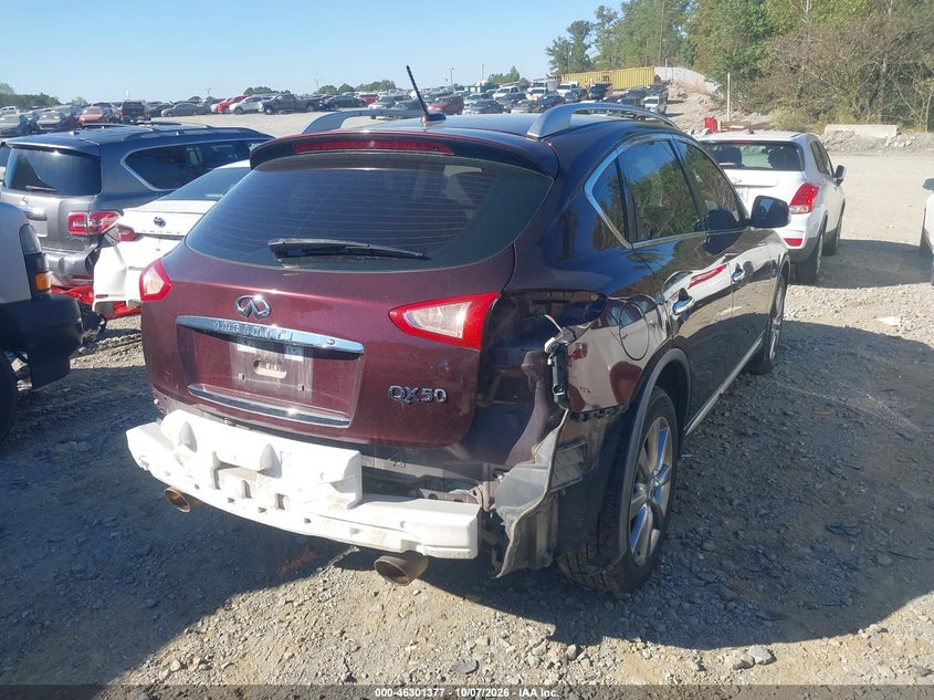 Vin: jn1bj0rr8gm264158, lot: 46801576, infiniti qx50 20164