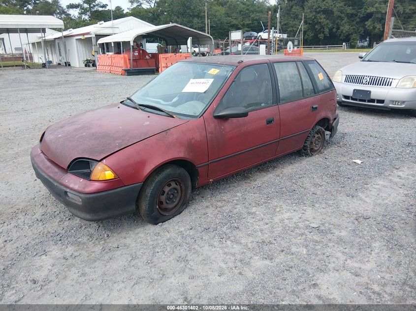 GEO METRO 1994 VIN 2C1MR646XR6709951