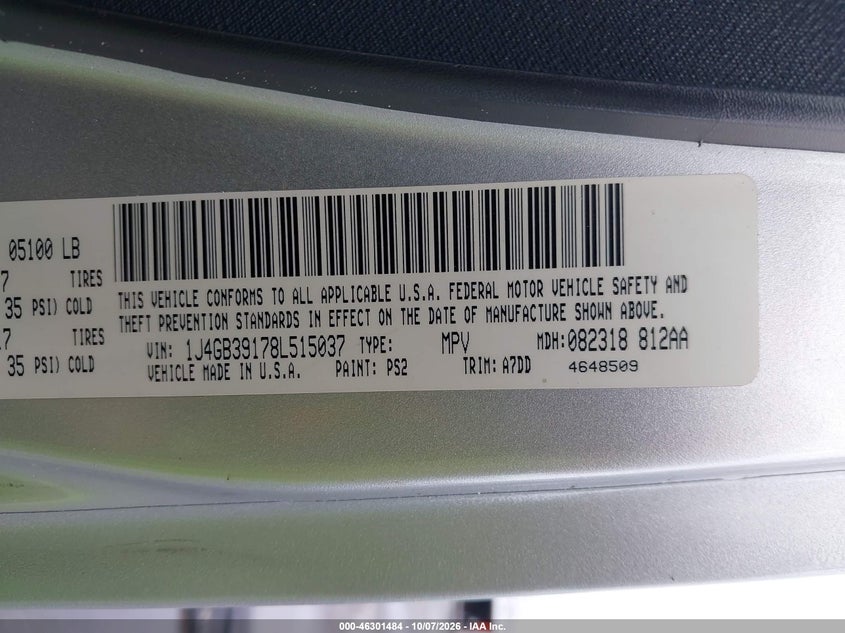 2008 JEEP WRANGLER UNLIMITED X · Фото 9