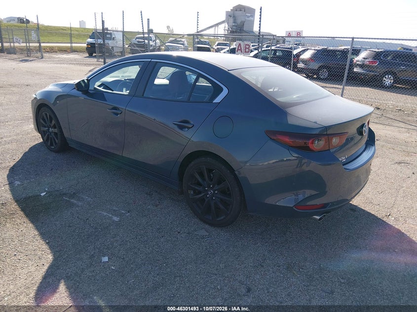 Vin: jm1bpbcm7s1780543, lot: 46801692, mazda mazda3 2.5 s carbon edition 20253