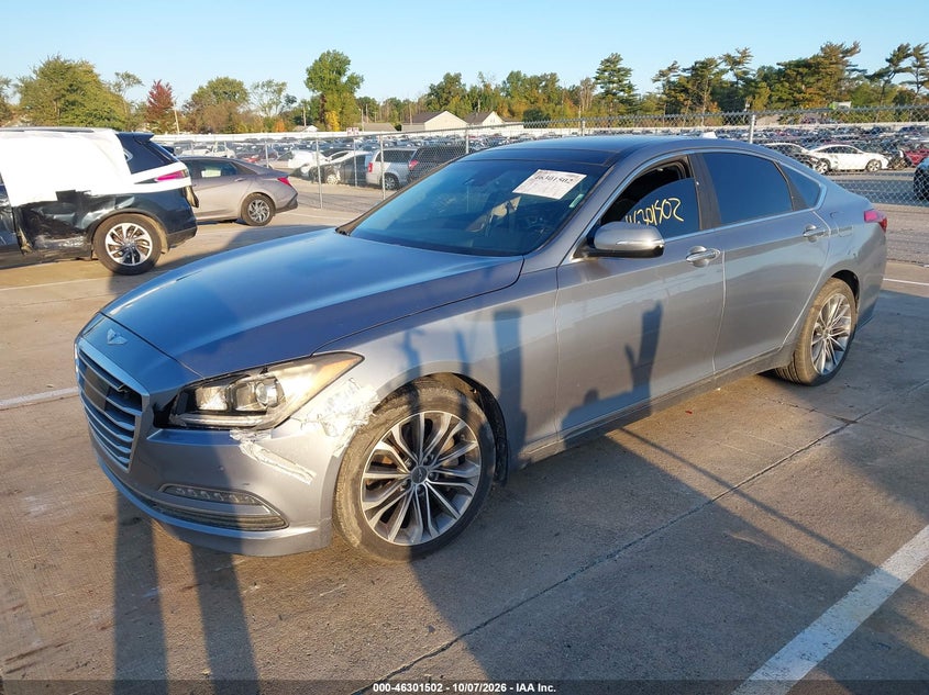 Vin: kmhgn4je8gu115333, lot: 46801701, hyundai genesis 3.8 20162