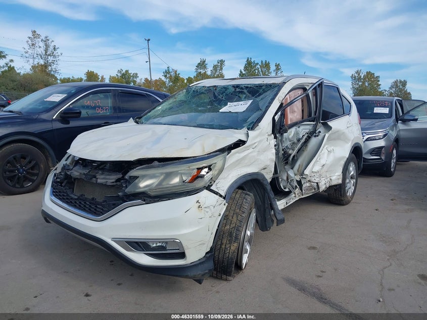 Vin: 5j6rm4h72gl001643, lot: 46801758, honda cr-v ex-l 20162