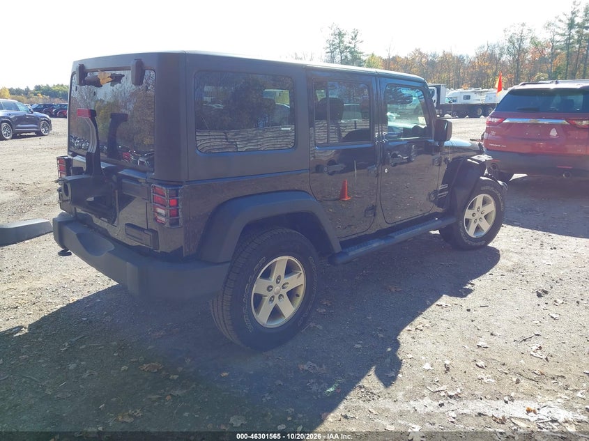 Vin: 1c4bjwdg7jl832273, lot: 46801764, jeep wrangler jk unlimited sport s 4x4 20184