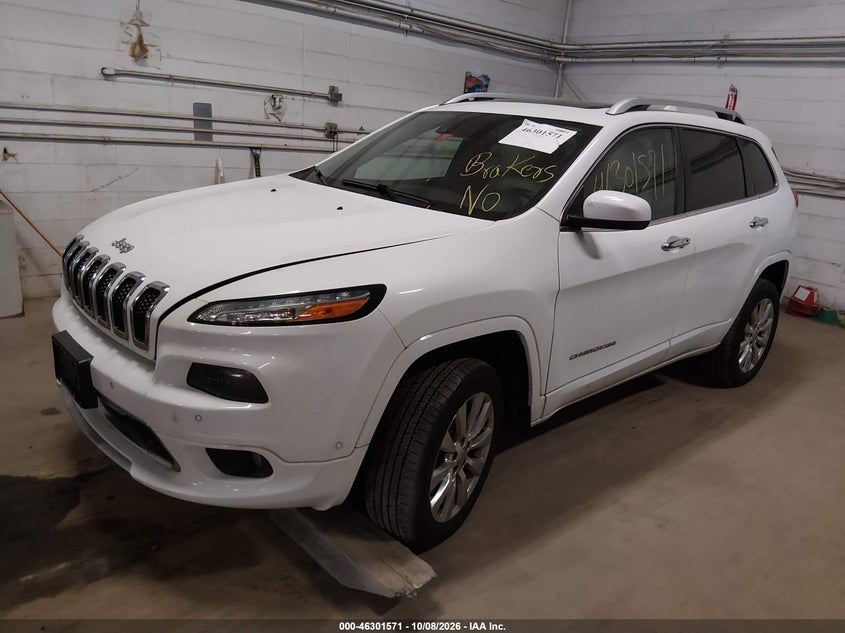 Vin: 1c4pjmjs7hw532566, lot: 46801769, jeep cherokee overland 4x4 20172