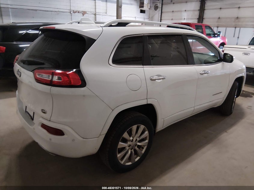 Vin: 1c4pjmjs7hw532566, lot: 46801769, jeep cherokee overland 4x4 20174
