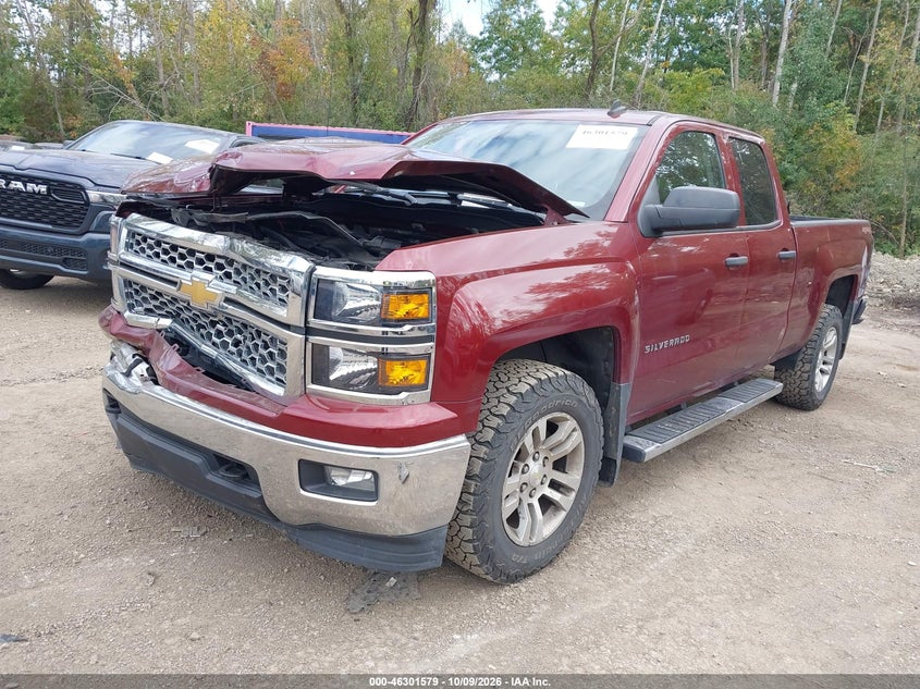 2014 Chevrolet Silverado 1500 1Lt, Удар спереди, IAAI, VIN 1GCVKREC9EZ147072 — фото 2