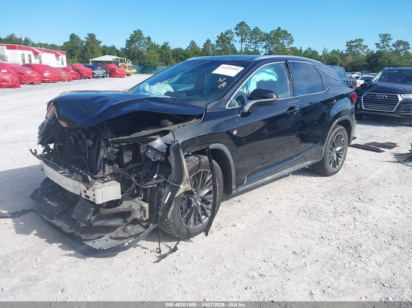 Vin: 2t2bzmca5gc003823, lot: 46801788, lexus rx 350 f sport 20162