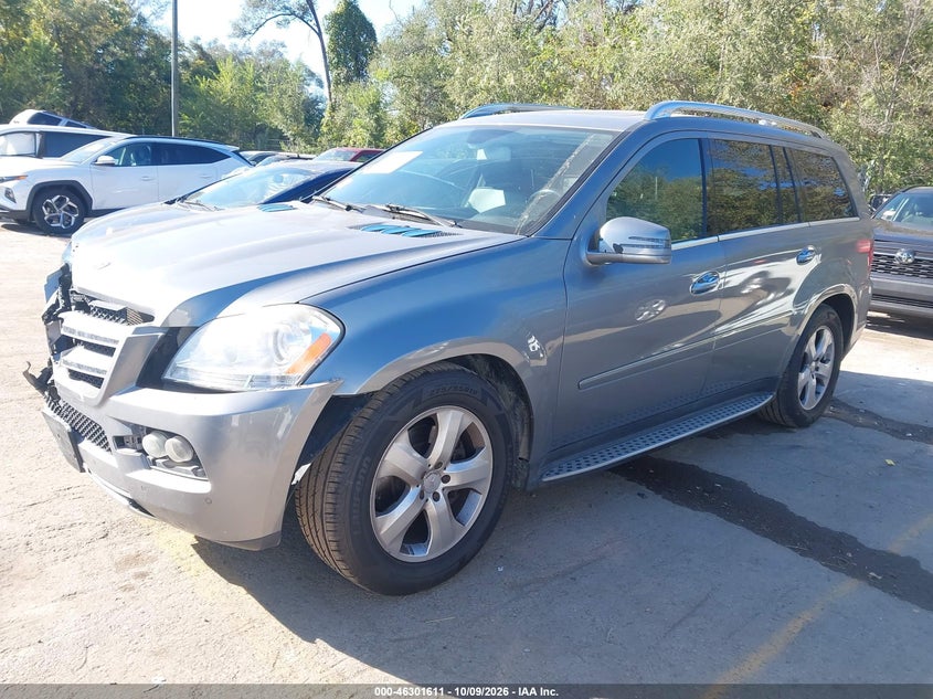 2011 Mercedes-Benz Gl 450 4Matic, Удар спереди, IAAI, VIN 4JGBF7BE9BA738249 — фото 2