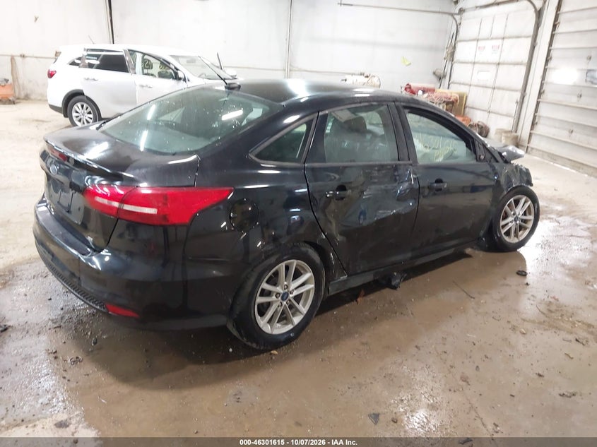 Vin: 1fadp3f2xjl250570, lot: 46801814, ford focus se 20184